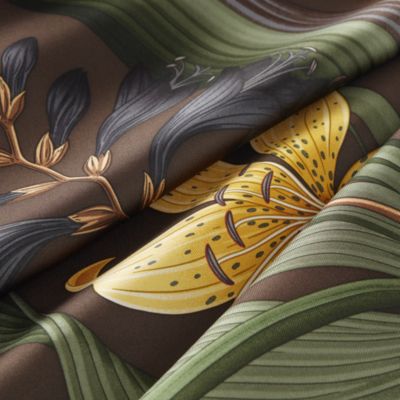 HERMÈS シルクスカーフ ゴールド ブラック 90cm エルメスHERMES カレ90 Eperon d'or 黄金の拍車 シルクスカーフ